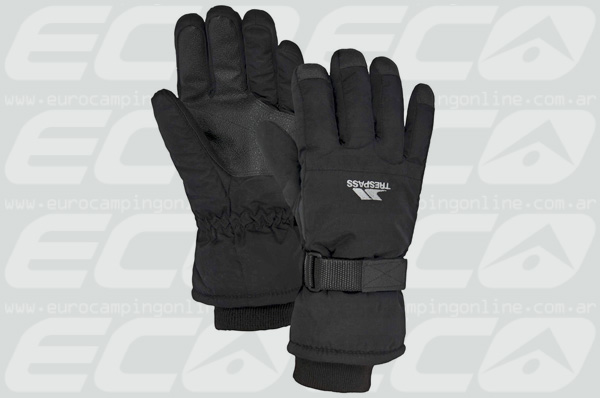 Eurocamping > TRESPASS GUANTE GOHAN JUNIOR - Guantes junior resistentes al viento y al agua. Respirable. Mantiene las manos secas y calientes. Strap en la muñeca.